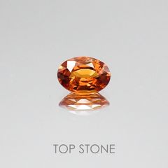 スペサルティンガーネット(宝石名スペサルティン・ガーネット) ナイジェリア産 0.98ct 識別済[20073725]7.1×5mm前後