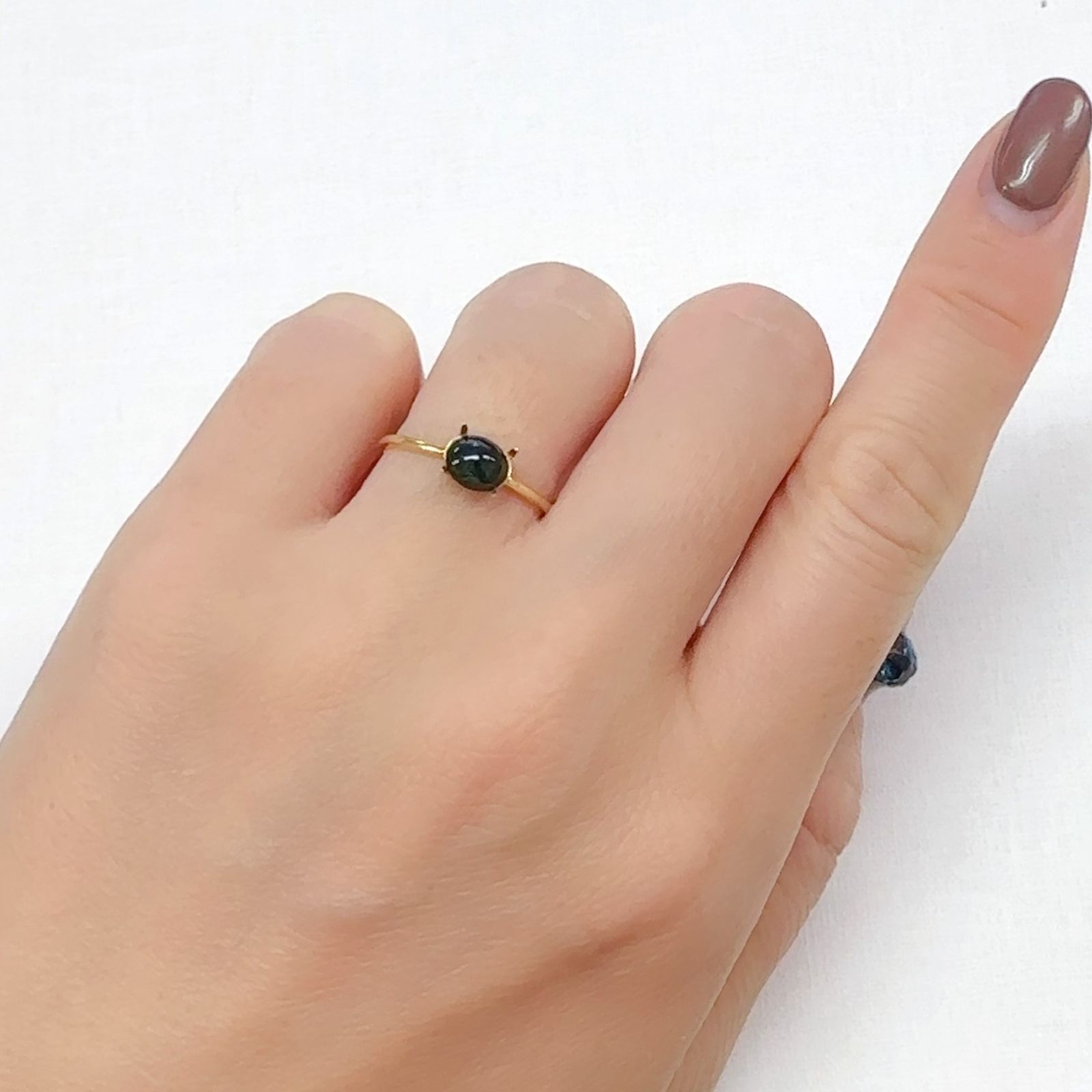クロムトルマリン タンザニア産 0.56ct[240527779]6x5.1mm前後