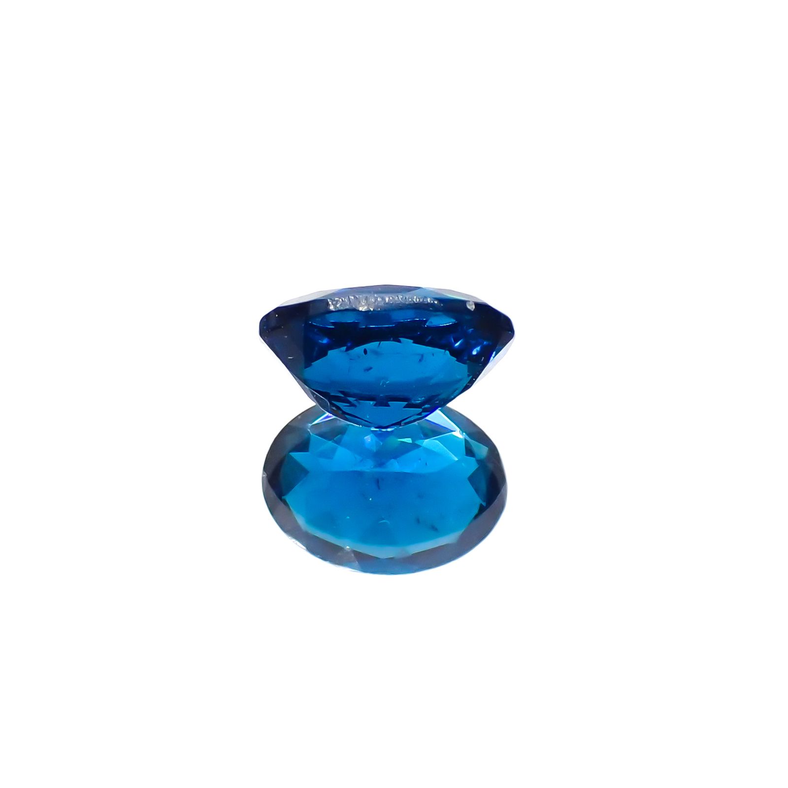 ディープブルーアパタイト  マダガスカル産 0.83ct[230421659]6.9x5.1mm前後