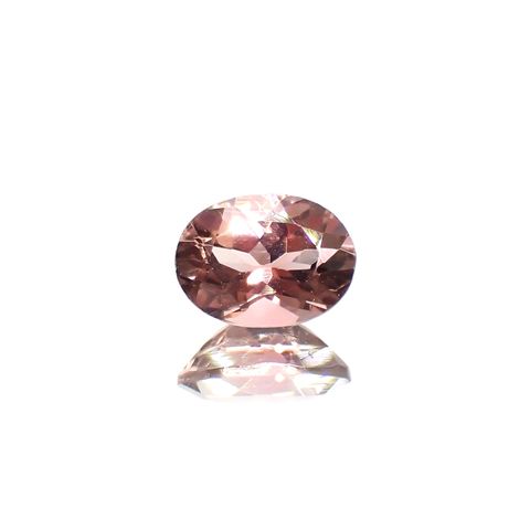 バイカラートルマリン(宝石名トルマリン)コンゴ産 1.23ct 識別済[220115001]7.9x5.8mm前後