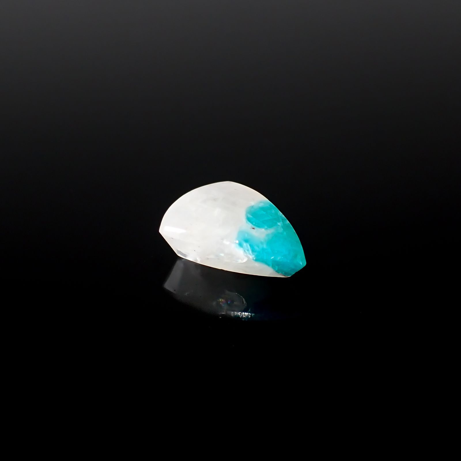 マトリックスアマゾナイト(アマゾナイトインクォーツ/フェルドスパー) ブラジル産 5.73ct[240226332]15.1x10.5mm前後
