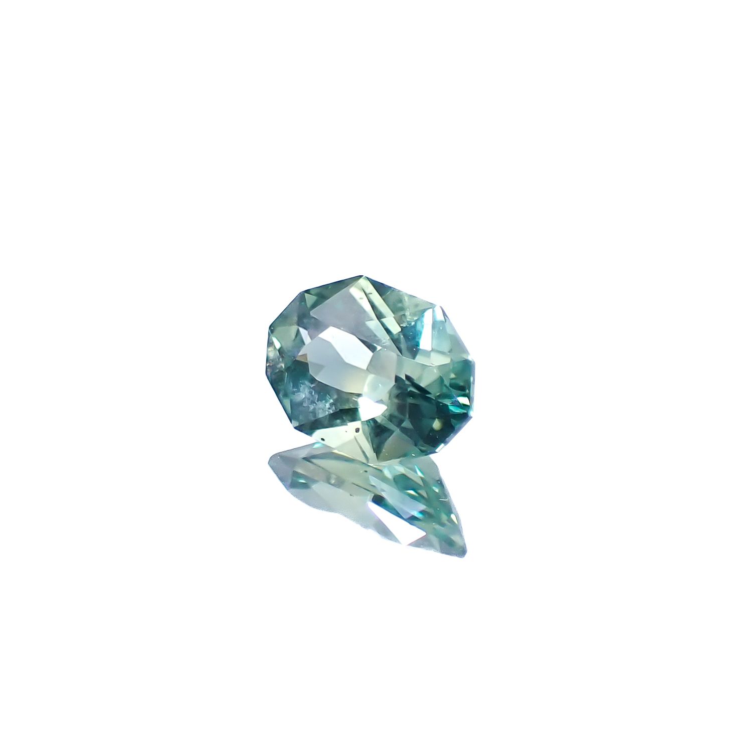 ◇カスタムカット◇バイカラーサファイア オーストラリア産 1.14ct [250229827]7.8x5.3mm前後