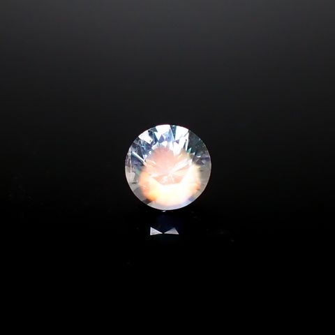 レインボームーンストーン(宝石名ラブラドライト)マダガスカル産 0.32ct 識別済[250129796]4.5x4.5mm前後