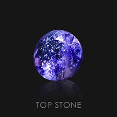 アイオライトサンストーン インド・ブラジル産 ルース 0.82ct[20128408]6.2×6.1mm前後