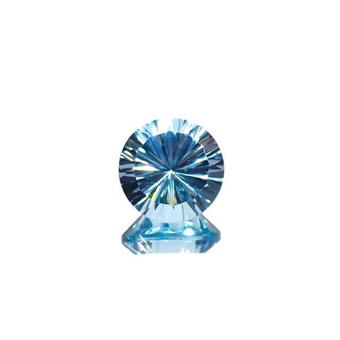 ブルートパーズ ブラジル産 4.40ct[221219349]9.8x9.8mm前後