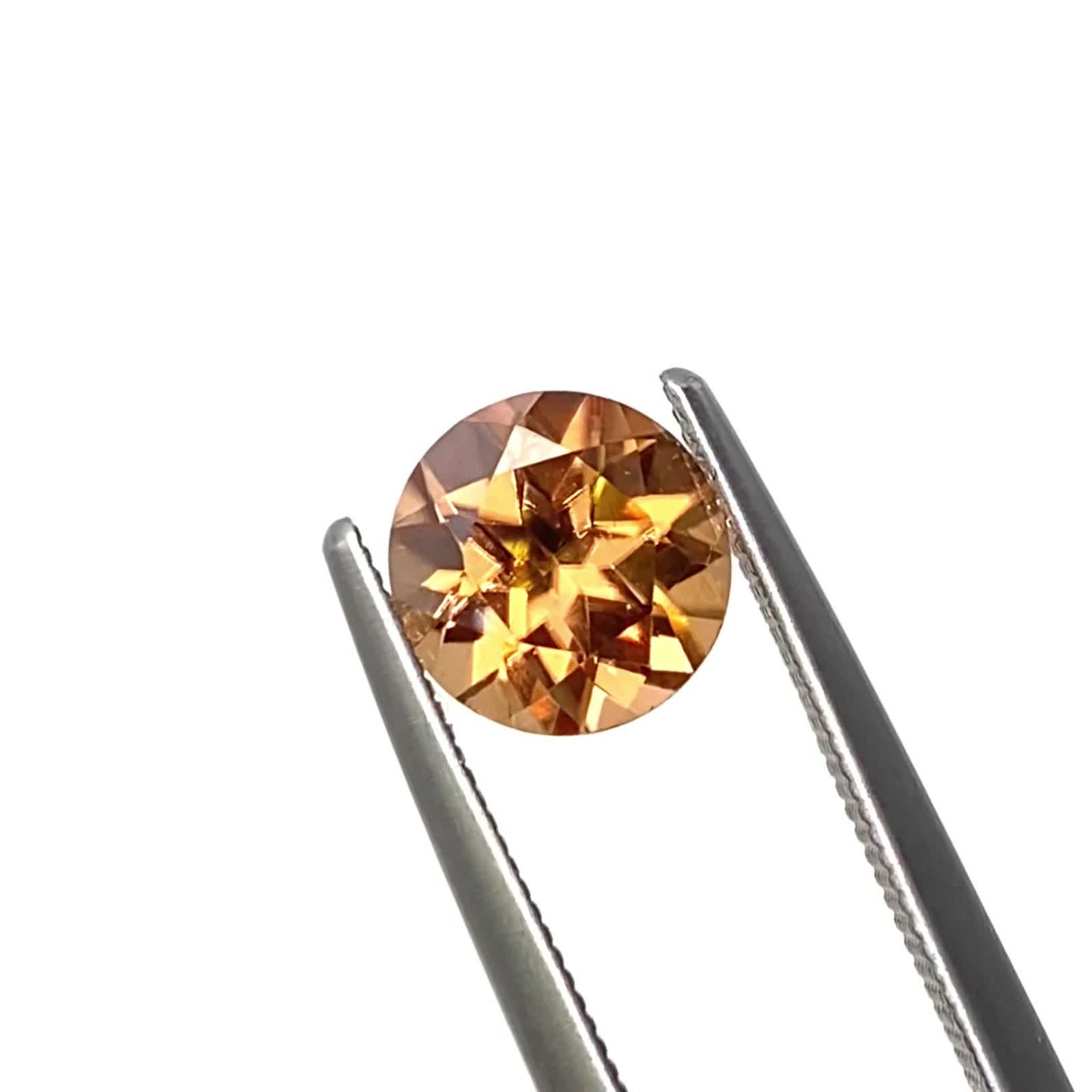 オレンジジルコン スリランカ/カンボジア産 1.82ct / 7.1x7mm前後