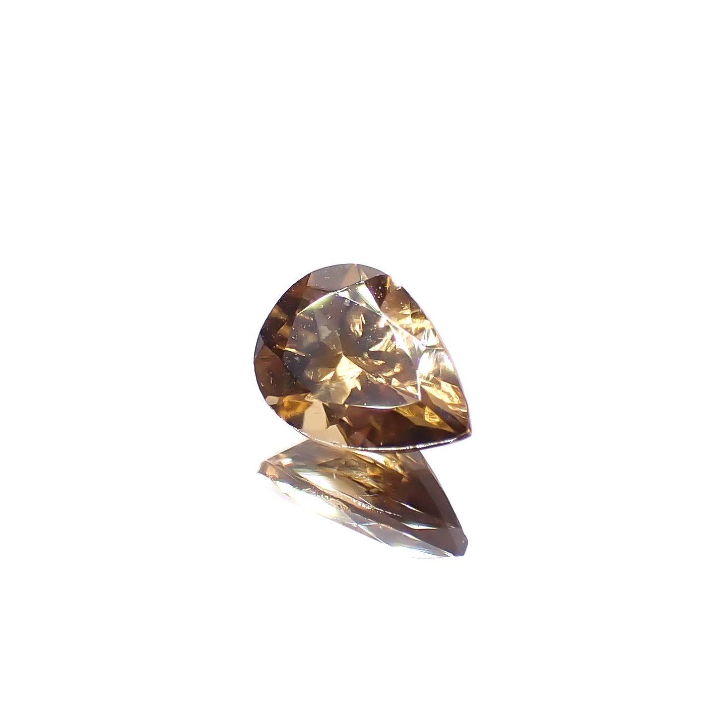 オレンジジルコン スリランカ/カンボジア産 1.13ct[240728527]7.5x5.1mm前後