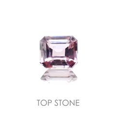 ピンクダイアスポア(宝石名ダイアスポア) アフガニスタン産 0.32ct 識別済[20117985]4.3×3.6mm前後