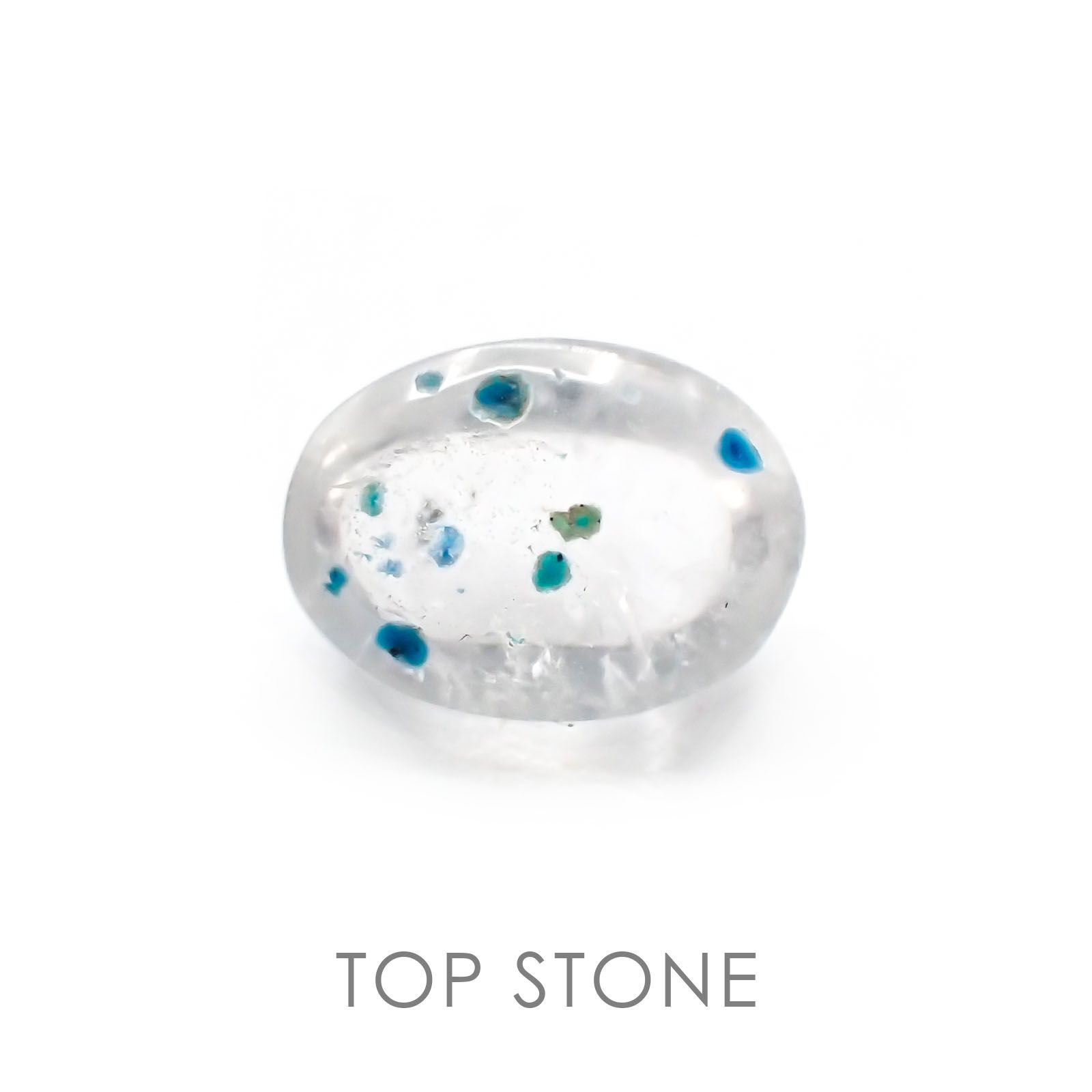 パライバクォーツ ブラジル産 ルース 0.85ct[20128478]6.8×5mm前後