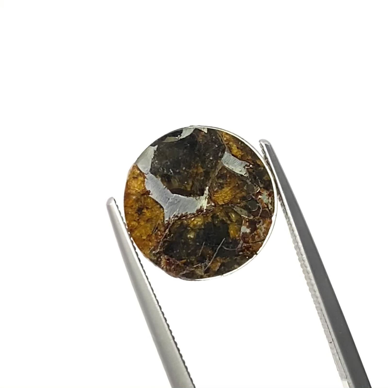パラサイト隕石　11g パラサイト隕石Sericho トリプレット 発見地:ケニア 3.25ct / 11.9x11