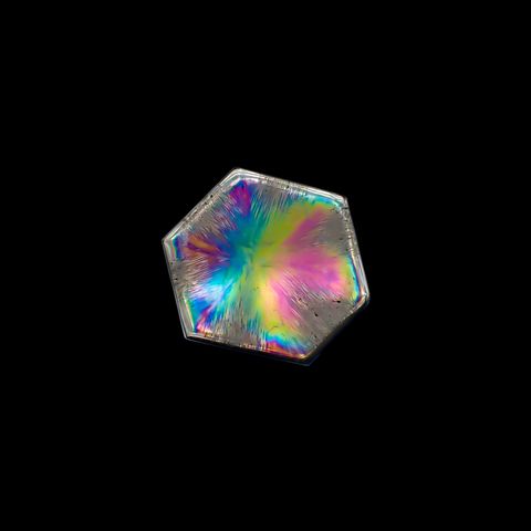 トラピッチェクォーツ 偏光板2枚付き コロンビア・ボヤカ産 41.71ct[230823255]28.3x25.8mm前後