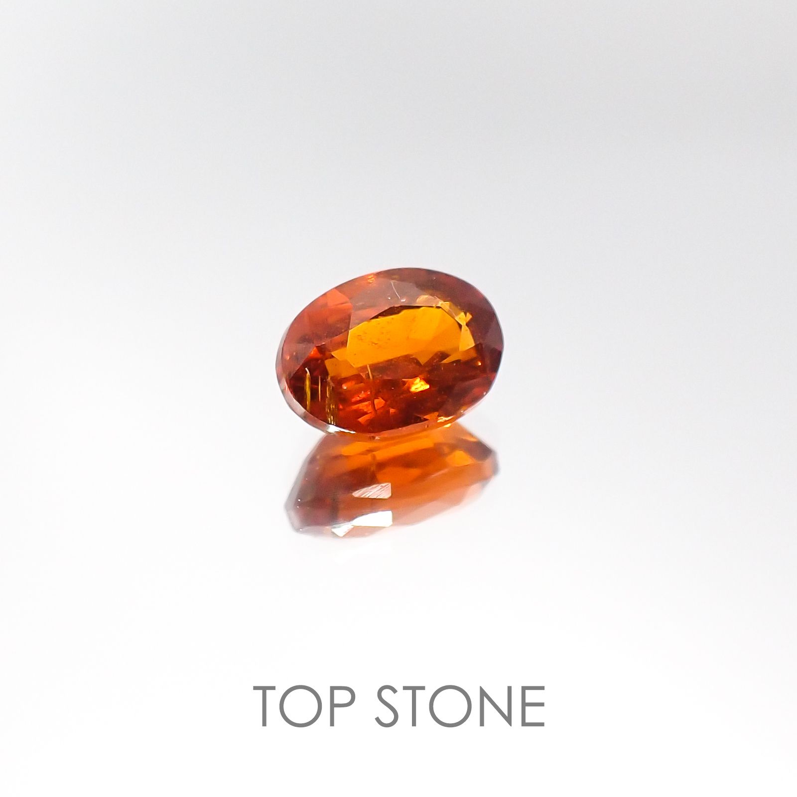 オレンジカイヤナイト タンザニア産 ルース 1.12ct[20105995]7.1×5.1mm前後