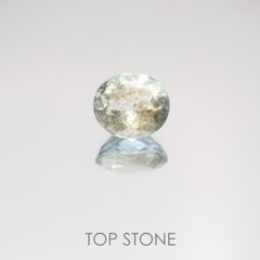 アベンチュリンアクアマリン ブラジル産 ルース 3.4ct[210510790]10.3×9.3mm前後