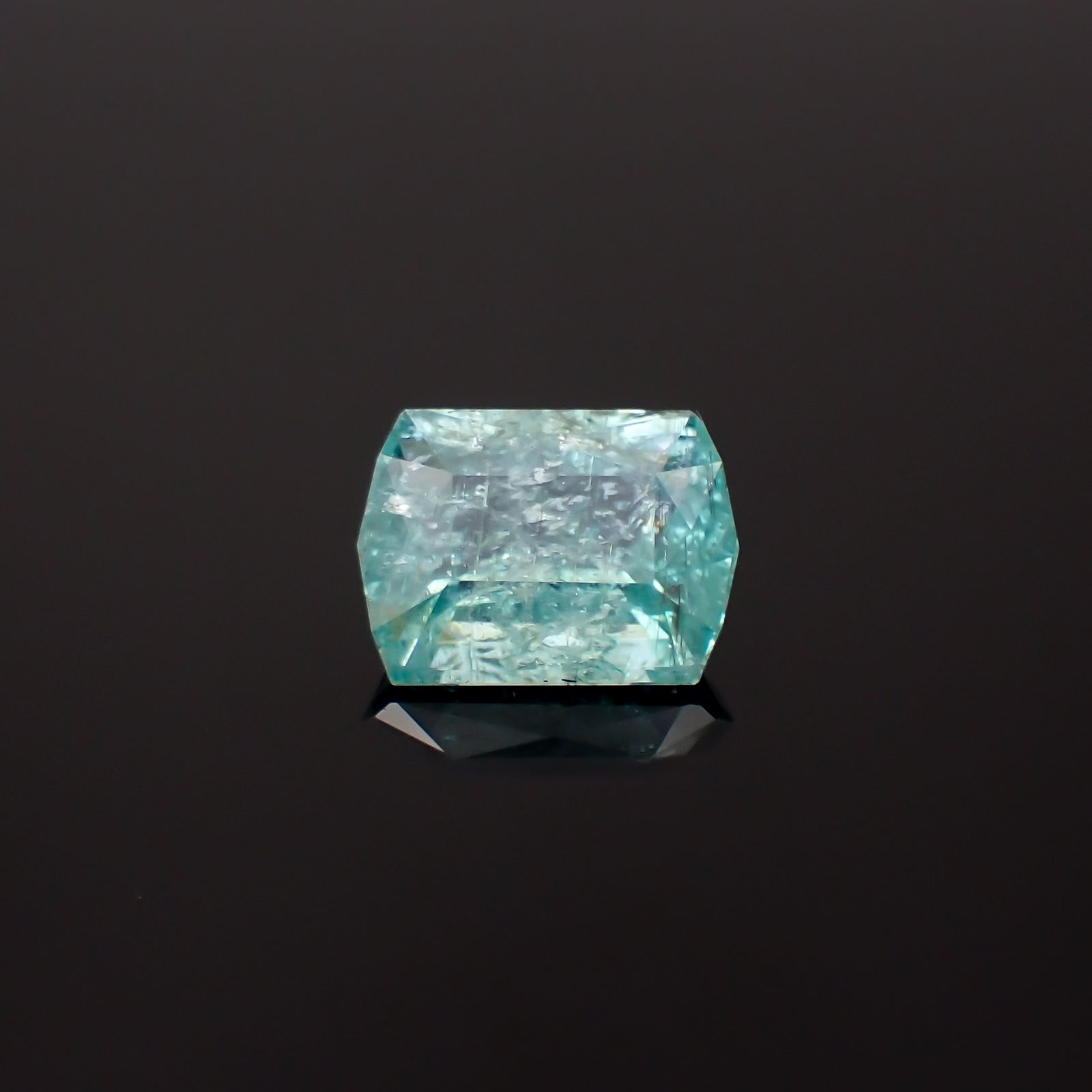 ◇カスタムカット◇パライバトルマリン モザンビーク産 8.89ct[230622508]15.1x11.5mm前後
