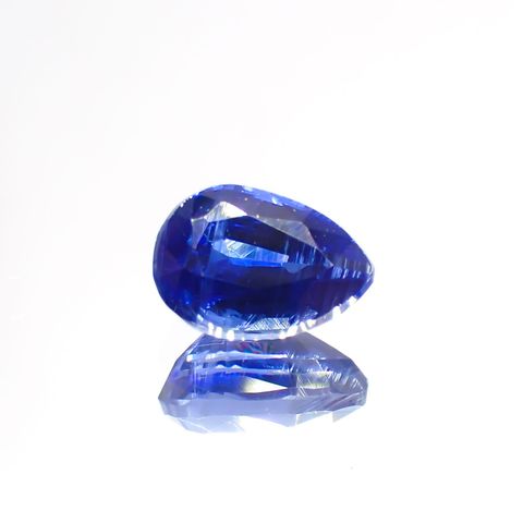 カイヤナイト(宝石名カイヤナイト)ネパール産 1.08ct 識別済[231023931]7.1x5mm前後