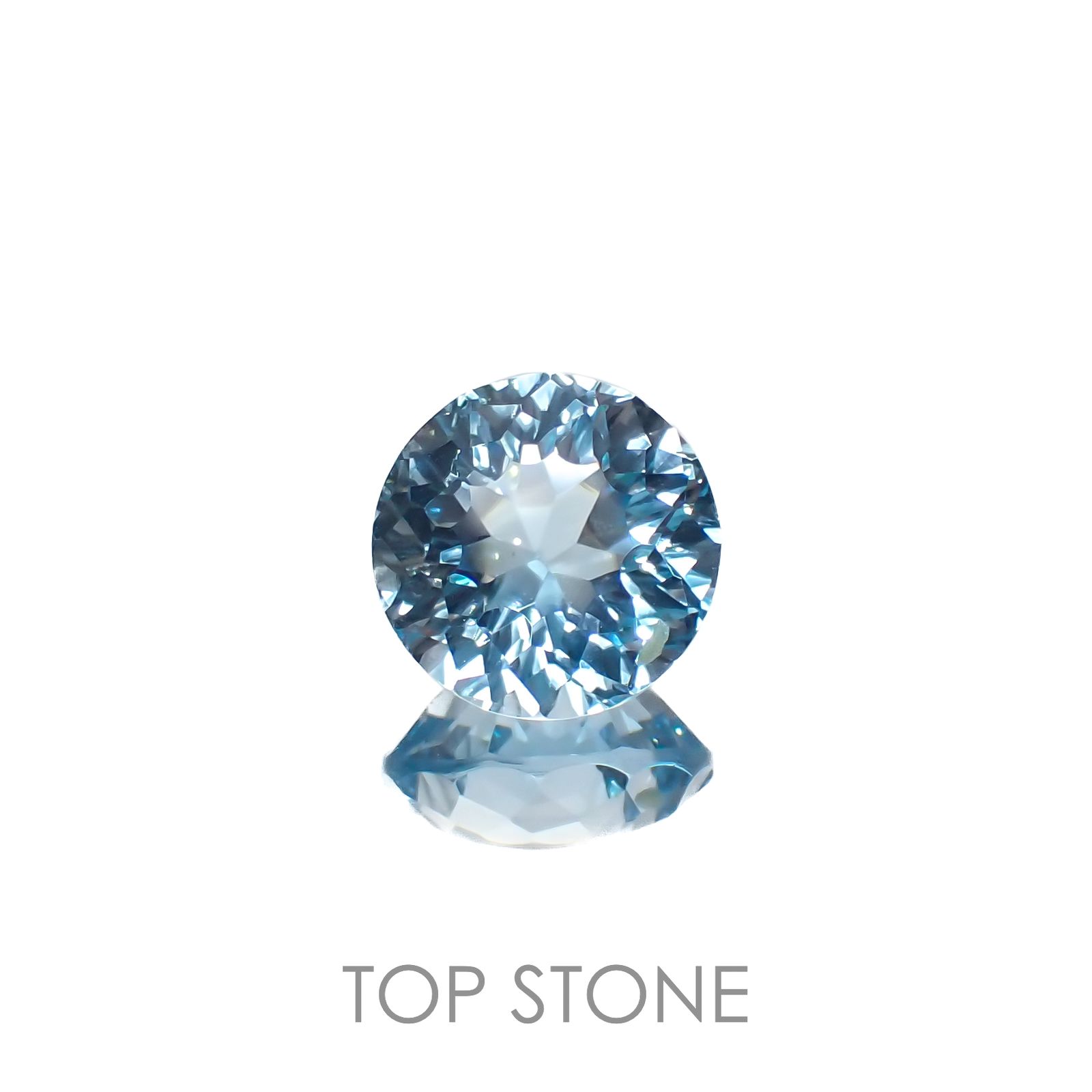 ◇カスタムカット◇ブルートパーズ ブラジル産 5.33ct[221219323]10.2x10.2mm前後