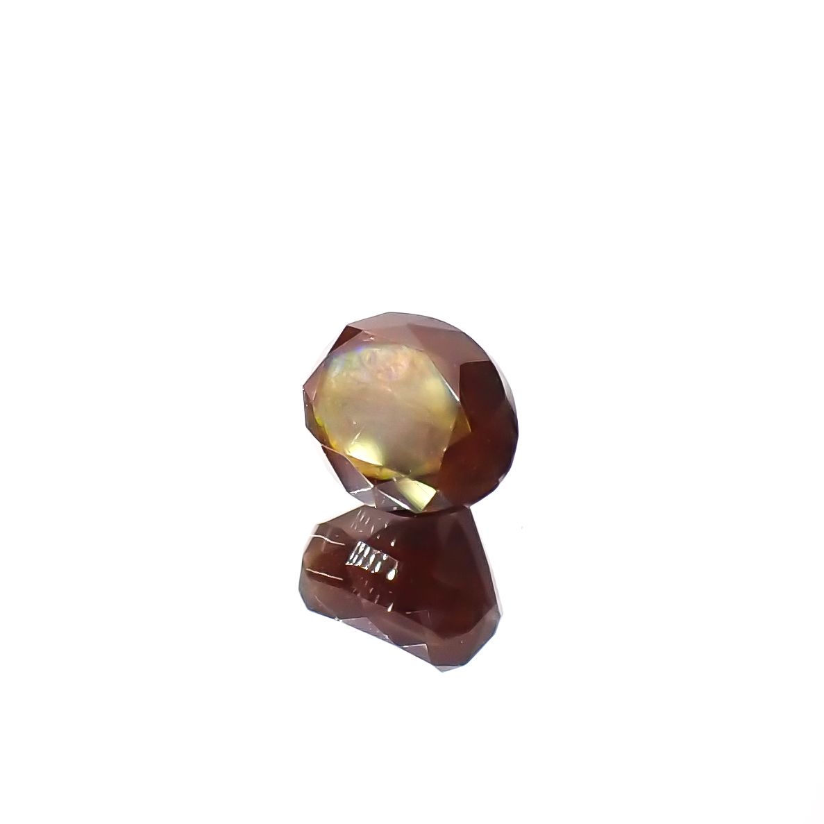 レインボーガーネット 日本・奈良県産 1.07ct[240125529]5.6x4.7mm前後