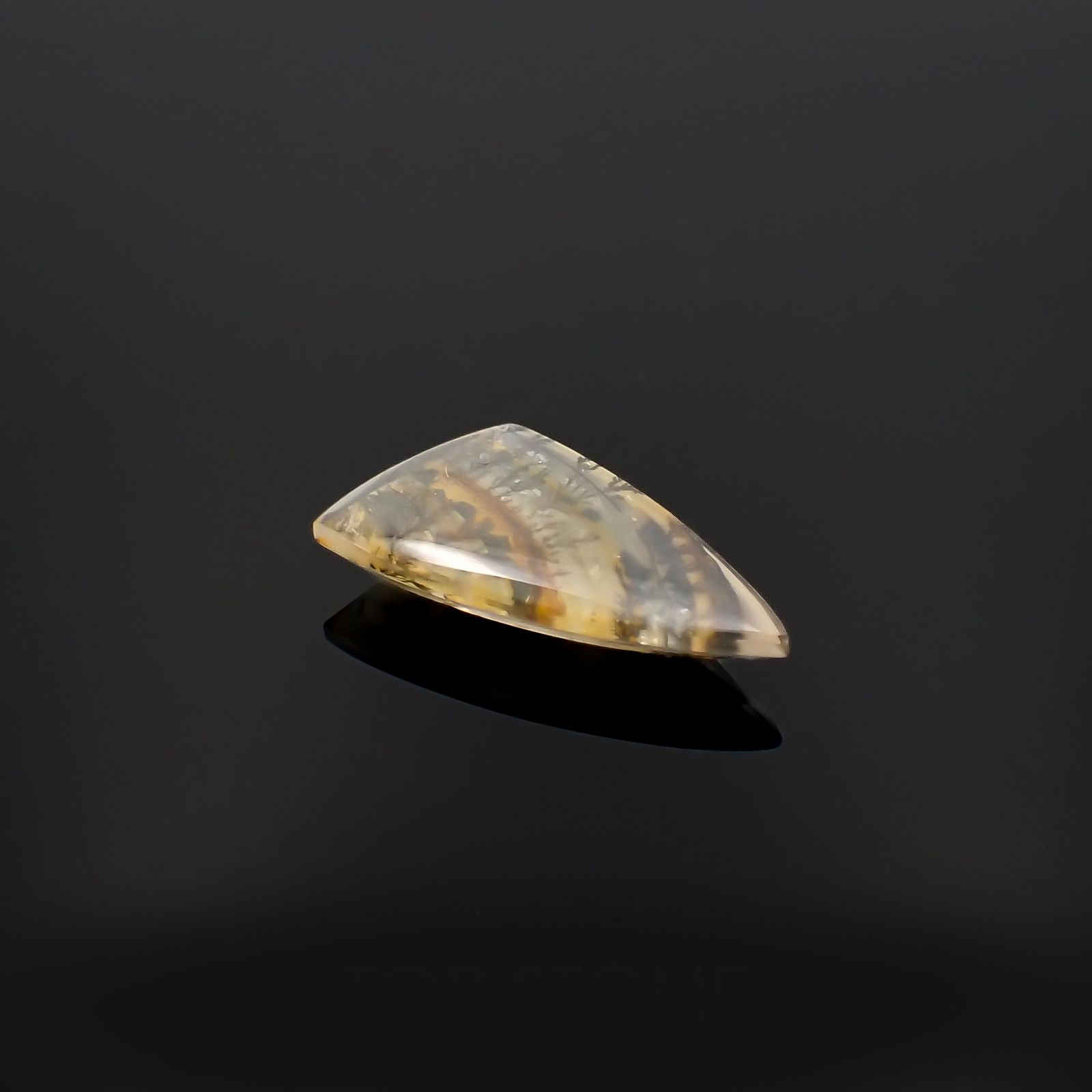 デンドリチッククォーツ ブラジル産 4.24ct[230321075]9.8x18.7mm前後