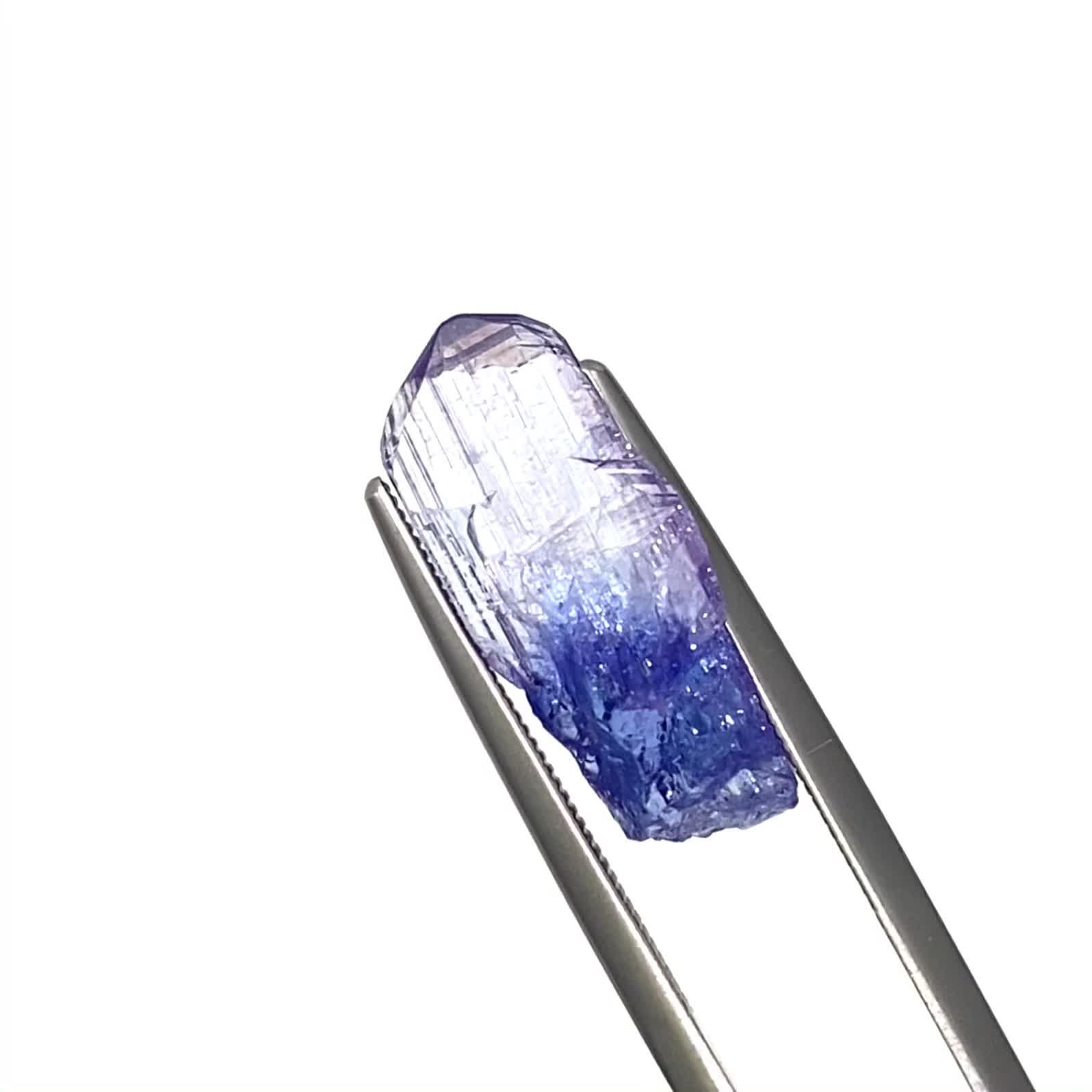 バイカラータンザナイト 原石(宝石名バイカラー・ゾイサイト