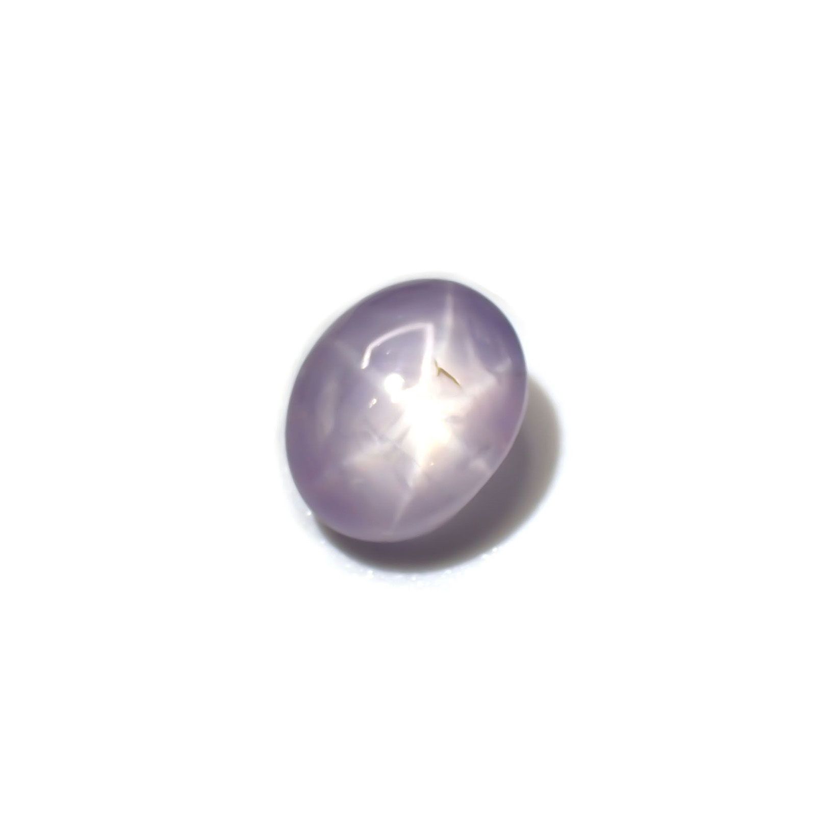ブルースターサファイア(宝石名スター・サファイア) ビルマ産 ソ付(彩珠) 6.699ct / 11x9.3mm前後 [210310227]