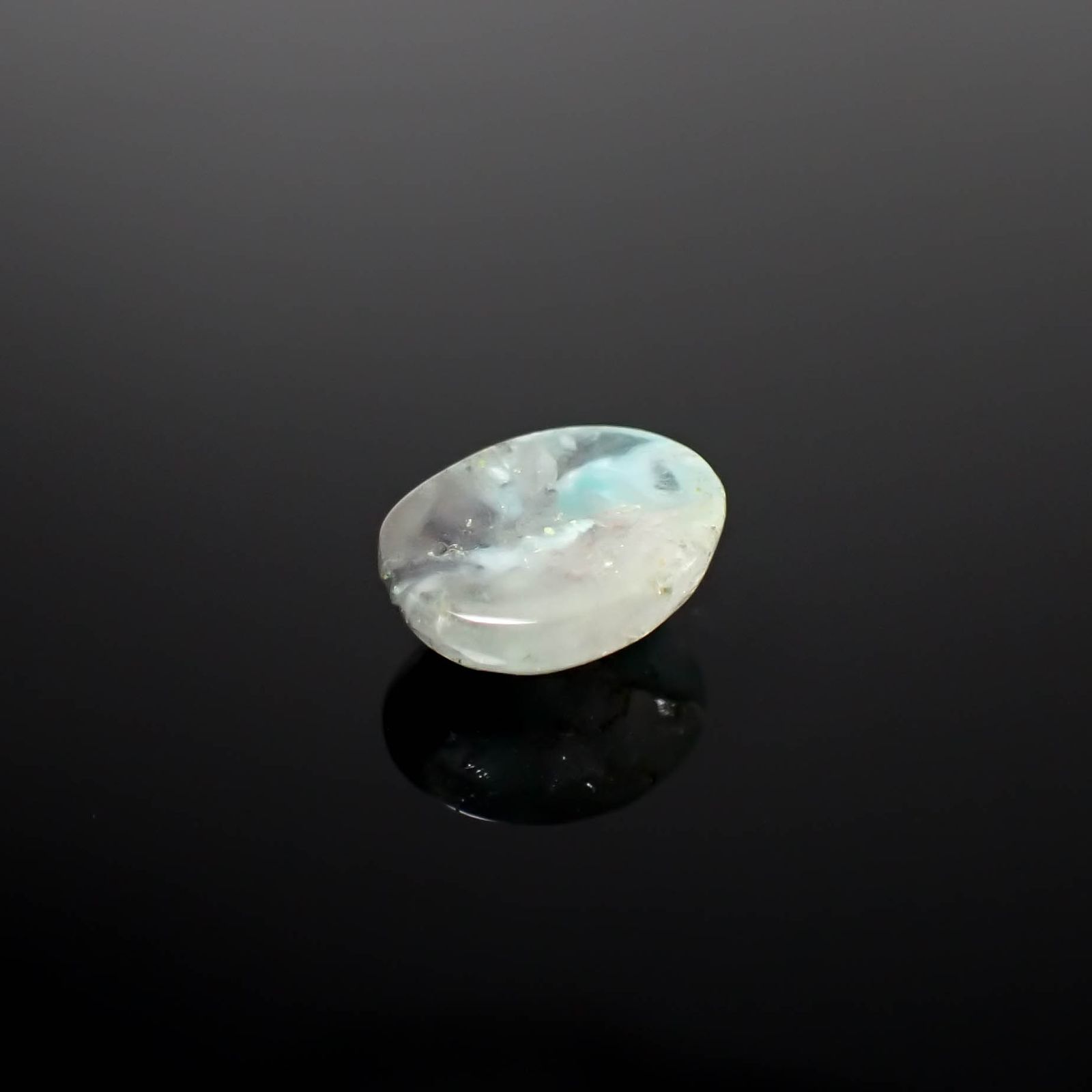 アホイトインクォーツ 南アフリカ・メッシーナ鉱山産 2.19ct [241029314]10x8.1mm前後