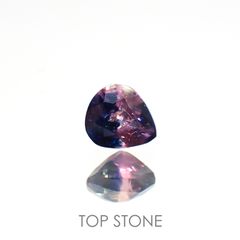 ウィンザーサファイア(宝石名サファイア)タンザニア・ウィンザー産 0.31ct 識別済[220616157]4x3.5mm前後