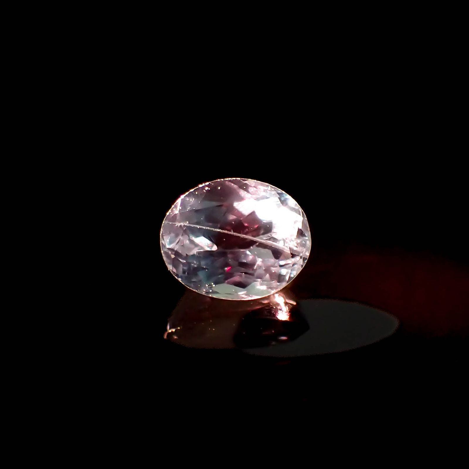 アレキサンドライト(宝石名アレキサンドライト)インド産 0.46ct 識別済[230120269]5x4mm前後