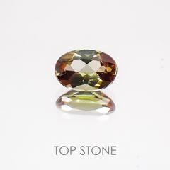 バイカラーアンダリュサイト スリランカ産 ルース 0.51ct[21059876]6×4.2mm前後