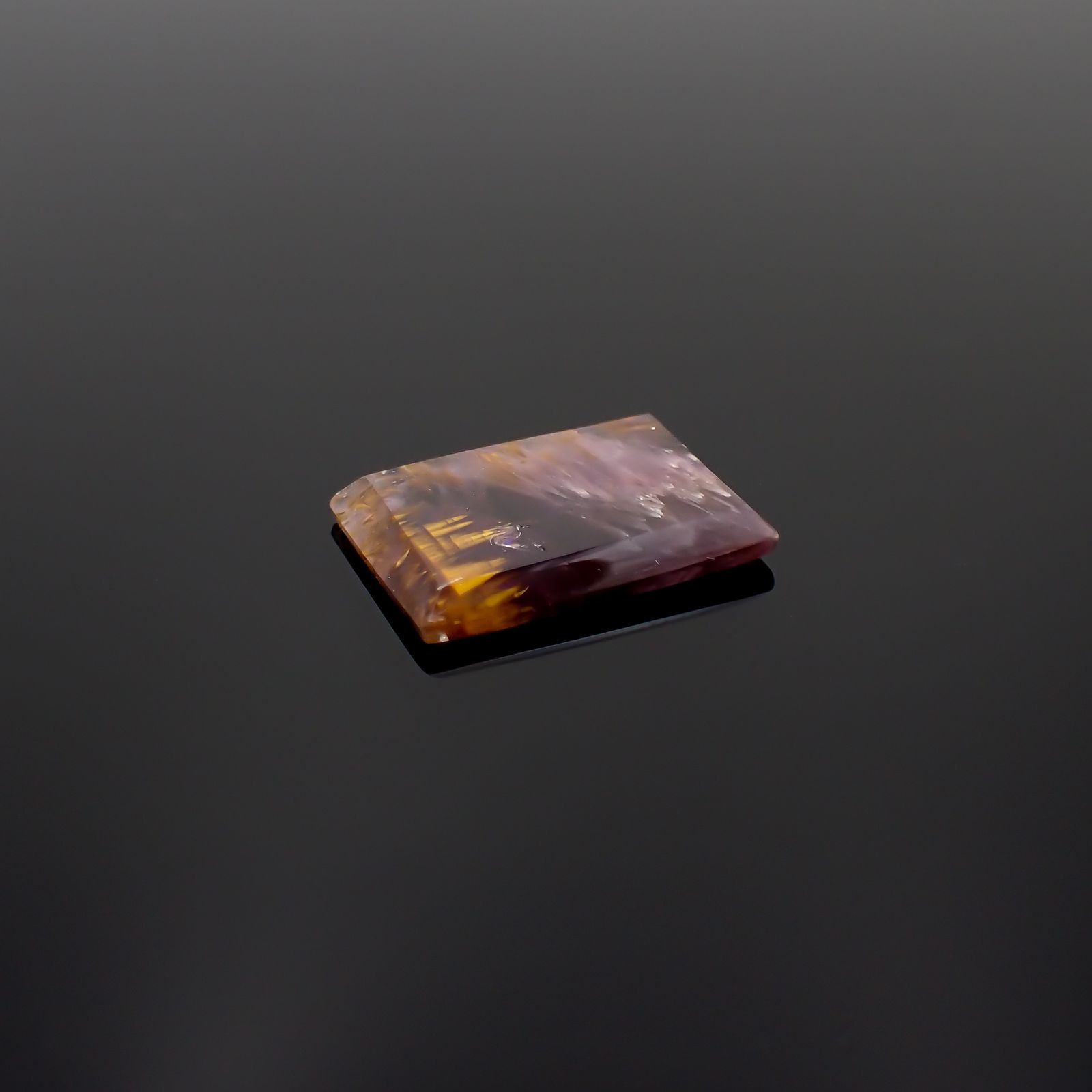 ゲーサイトインアメジスト ブラジル産 10.27ct[230421517]20.2x14.4mm前後