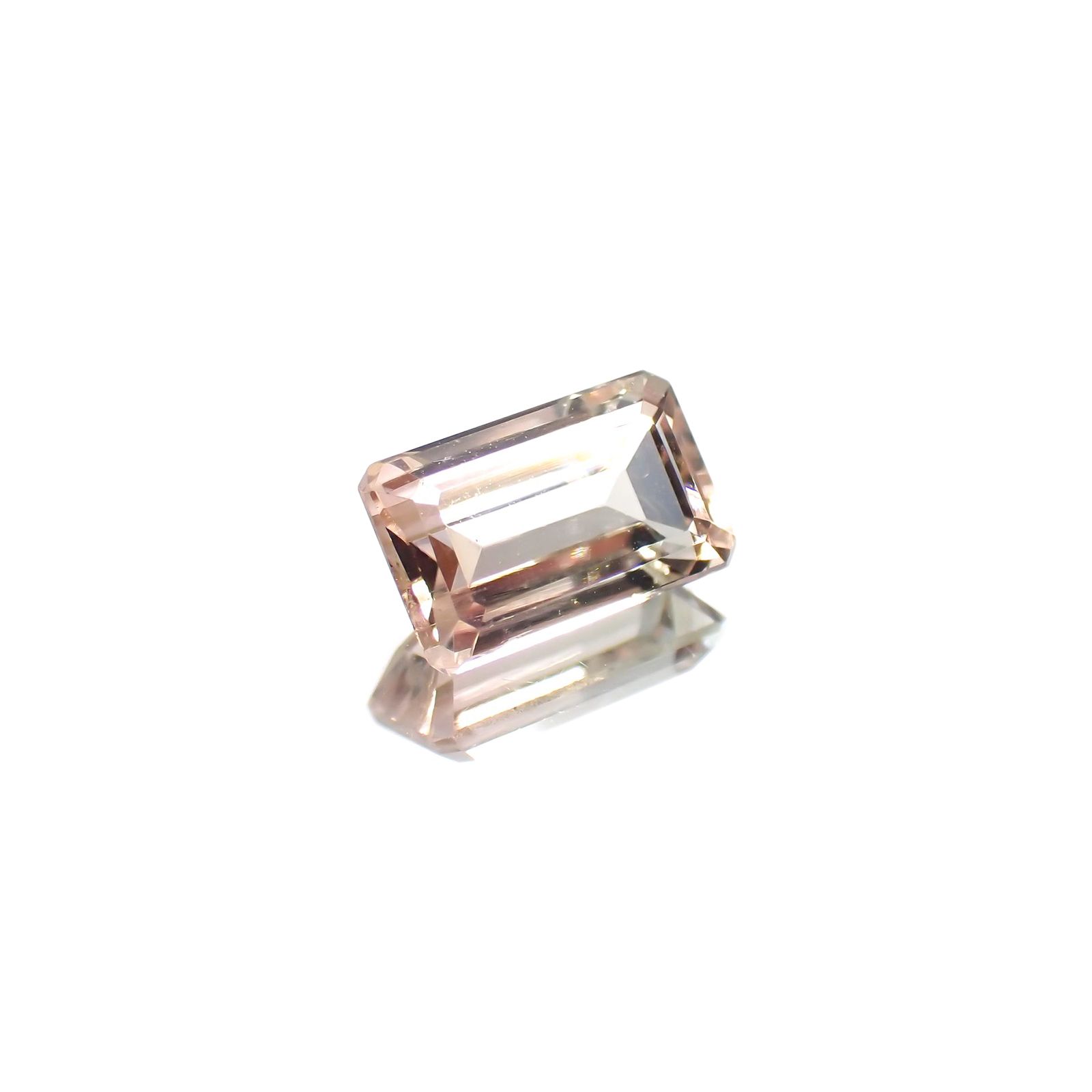 パーティカラートルマリン(宝石名パーティカラード・トルマリン) ブラジル産 1.435ct ソ付(彩珠)[210711886]8.3×5.2mm前後