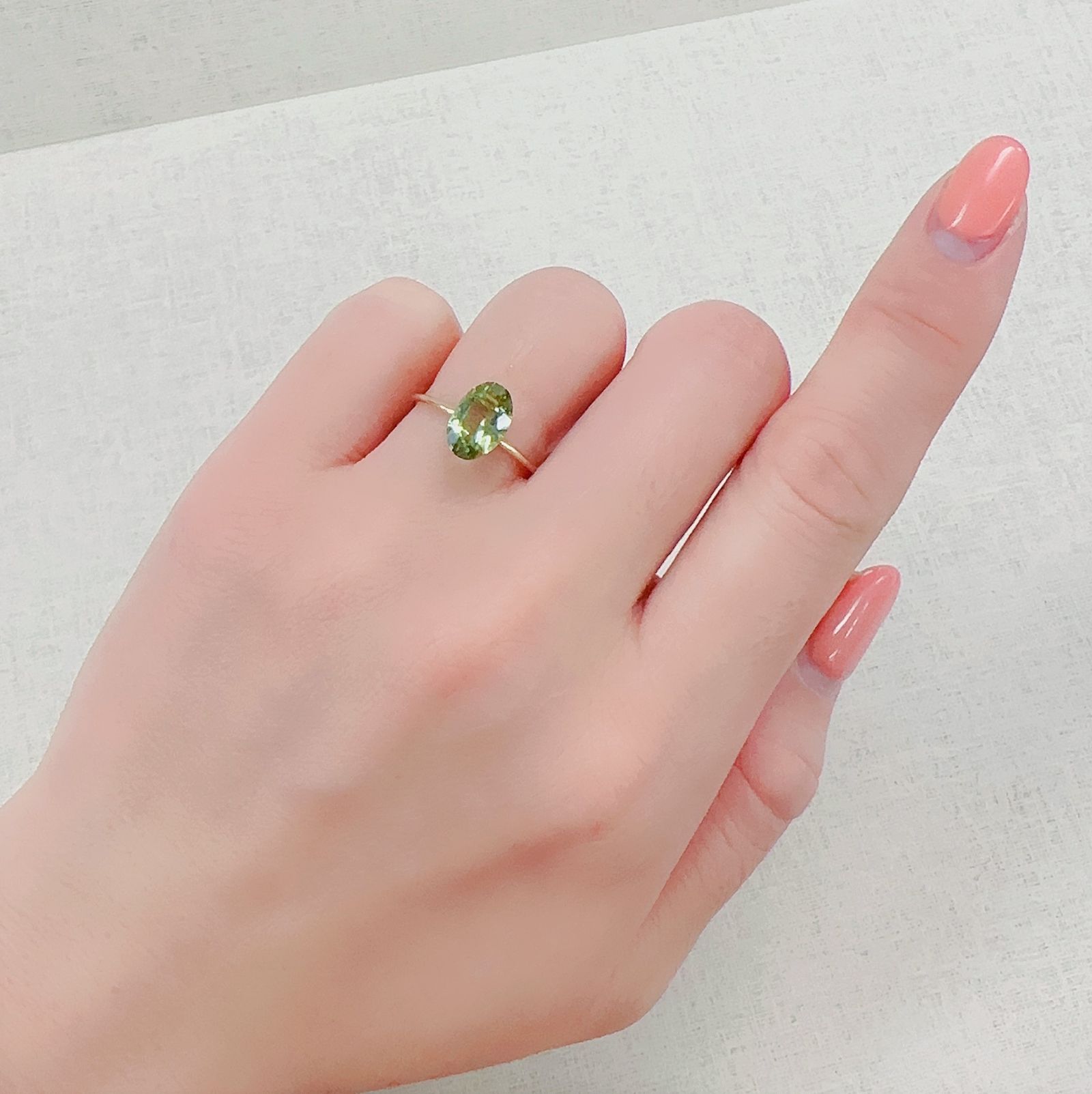 ルドウィジャイトインペリドット パキスタン産 1.55ct[230321238]8.2x6mm前後