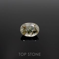 ヘデンベルジャイトインクォーツ インドネシア産 2.68ct[230120044]10.6x7.8mm前後