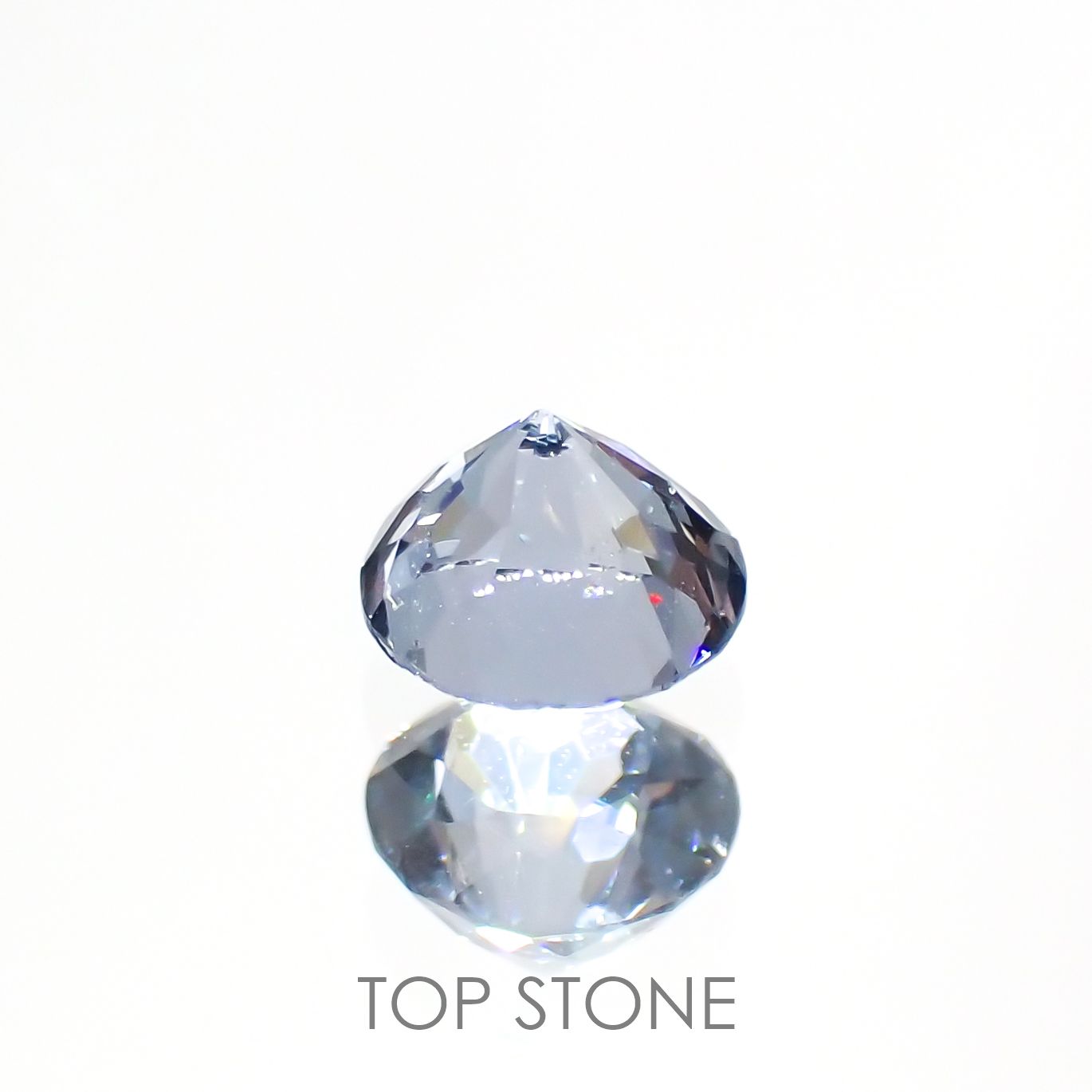 グレイッシュブルースピネル ビルマ産 ルース 0.55ct[210913143]4.7×4.7mm前後