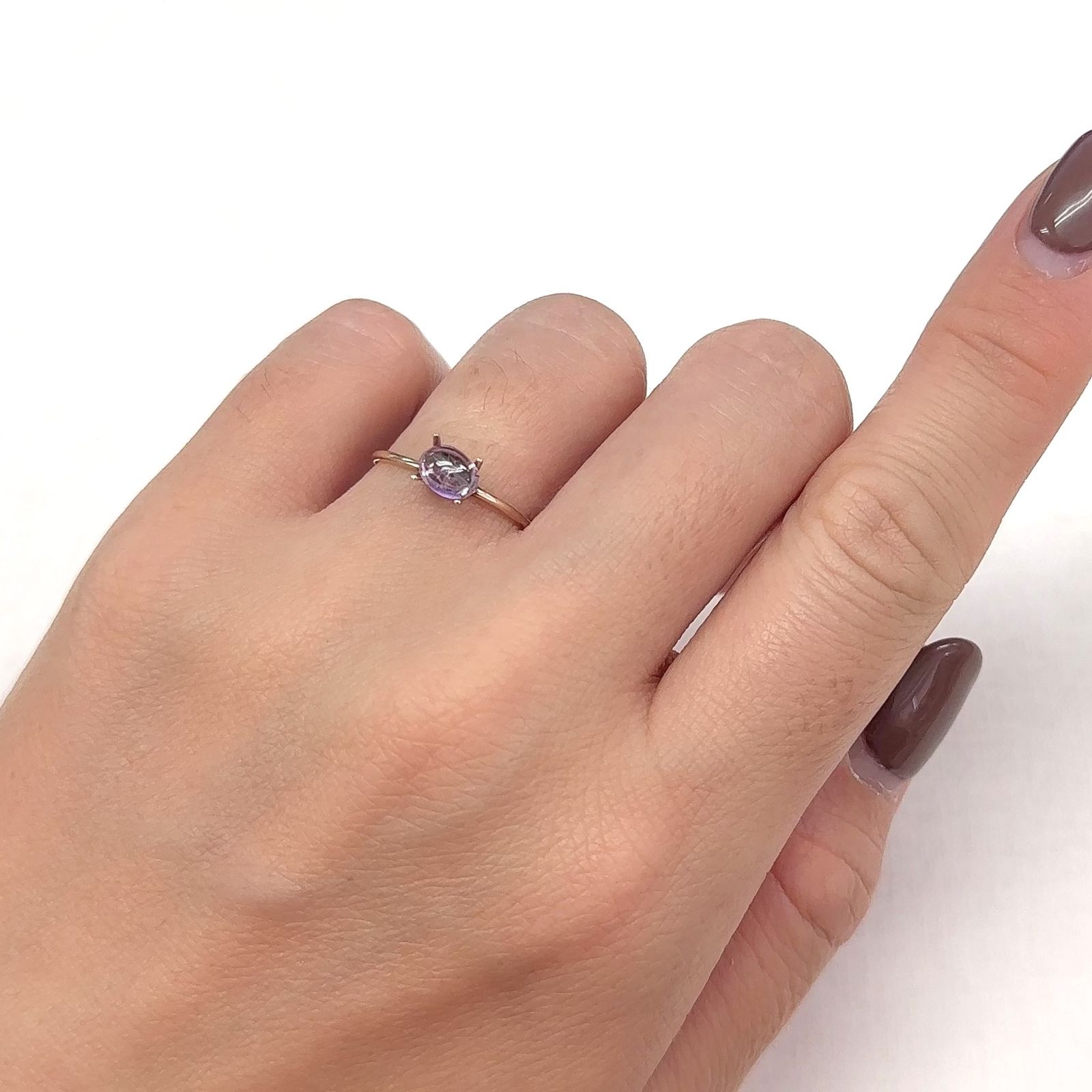 インペリアルトパーズ ブラジル産 0.73ct [241029360]6.2x4.6mm前後