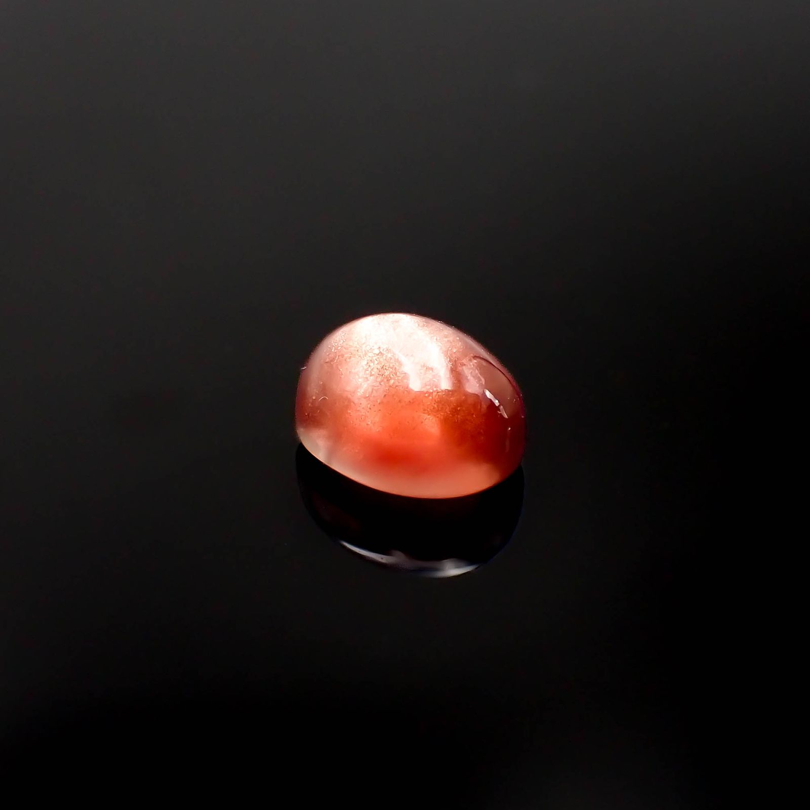 オレゴンサンストーン アメリカ・オレゴン州産 3.10ct[230722684]9.4x7.6mm前後