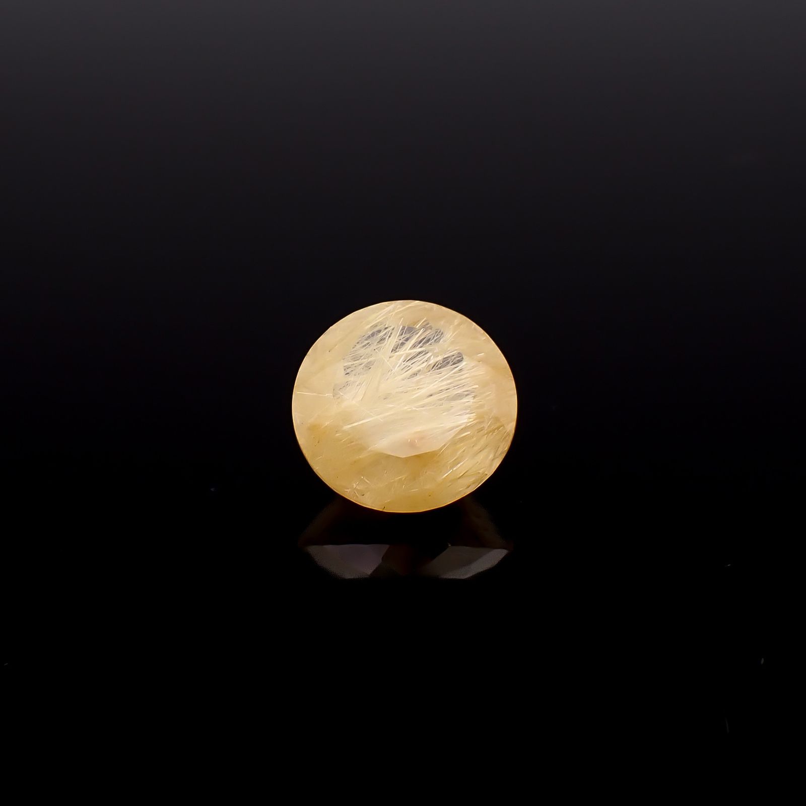 ルチルクォーツ ブラジル産 4.35ct / 10.9x10.9mm前後 [260732405]