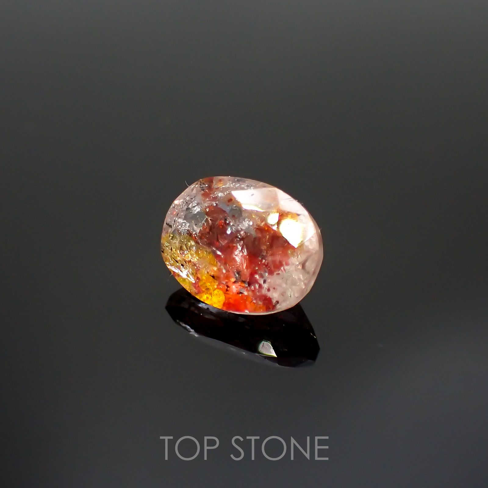 オーロラクォーツ ブラジル・ミナスジェライス産 2.23ct[220114368]9.7x7.4mm前後