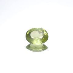 グリーンエンスタタイト(宝石名グリーン・エンスタタイト)カメルーン産 0.90ct 識別済[240125624]7.1x5.5mm前後