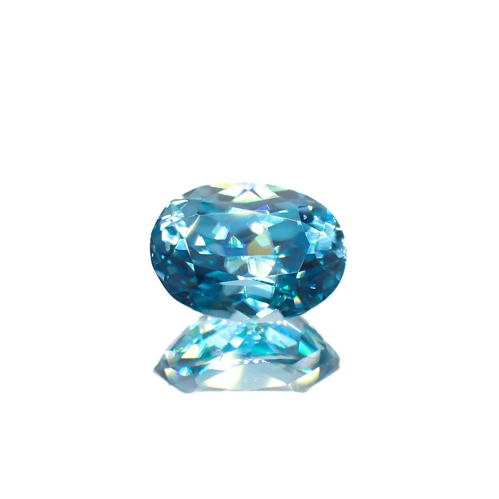 ラタナキリブルージルコン(宝石名ブルー・ジルコン)カンボジア産 2.770ct ソ付[221018935]8.9x6.5mm前後 | TOP  STONE(トップストーン)