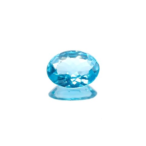 アパタイト(宝石名アパタイト)ブラジル産 識別済 1.03ct / 8.1x6.2mm前後 [251023190]