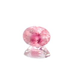 ピンククリスタルトルマリン(宝石名ピンク・トルマリン)コンゴ民主共和国産 1.44ct 識別済[230823228]8.1x6.1mm前後
