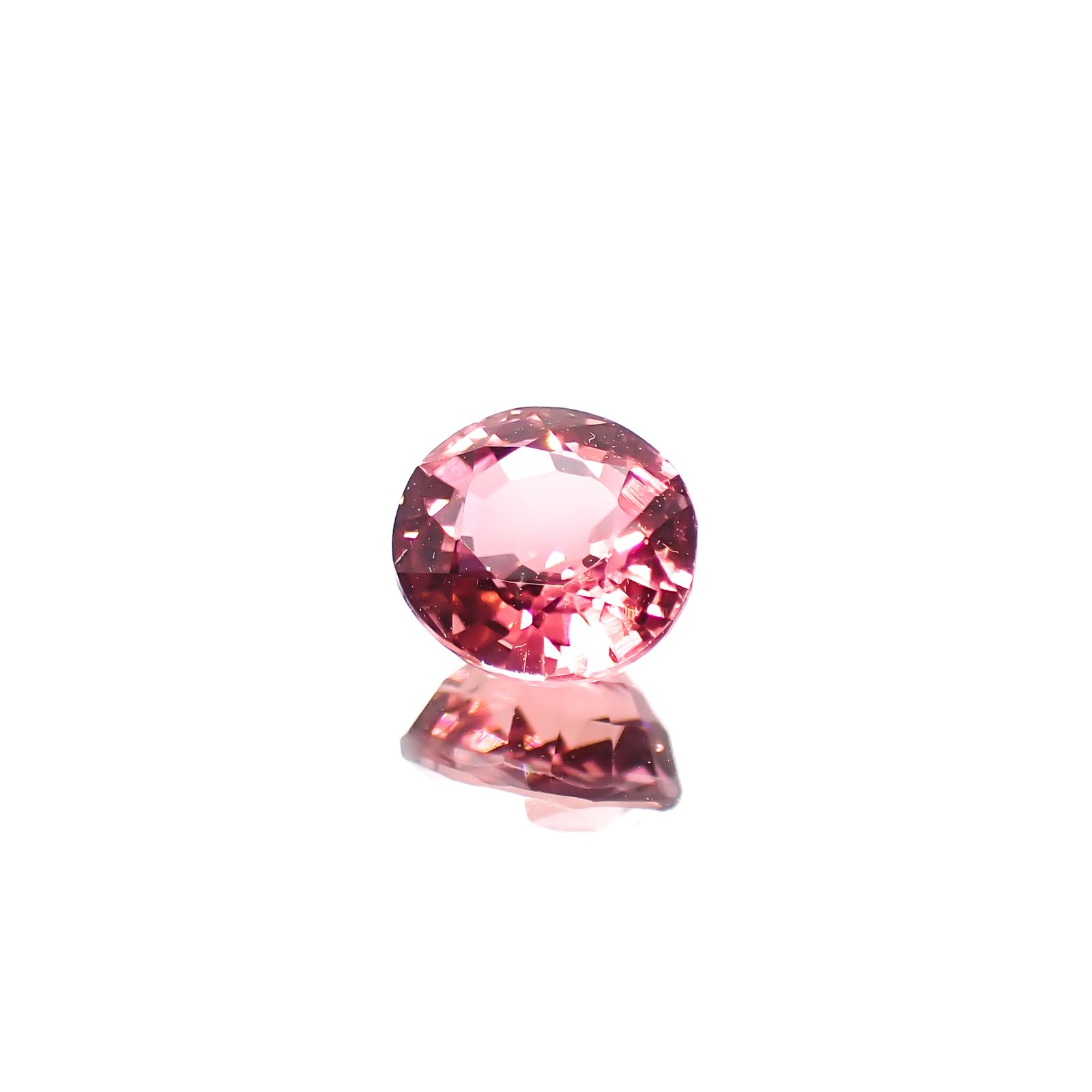 ローズピンクトルマリン(宝石名ピンク・トルマリン)ブラジル/アフリカ産 1.68ct 識別済[240929136]7.6x6.9mm前後