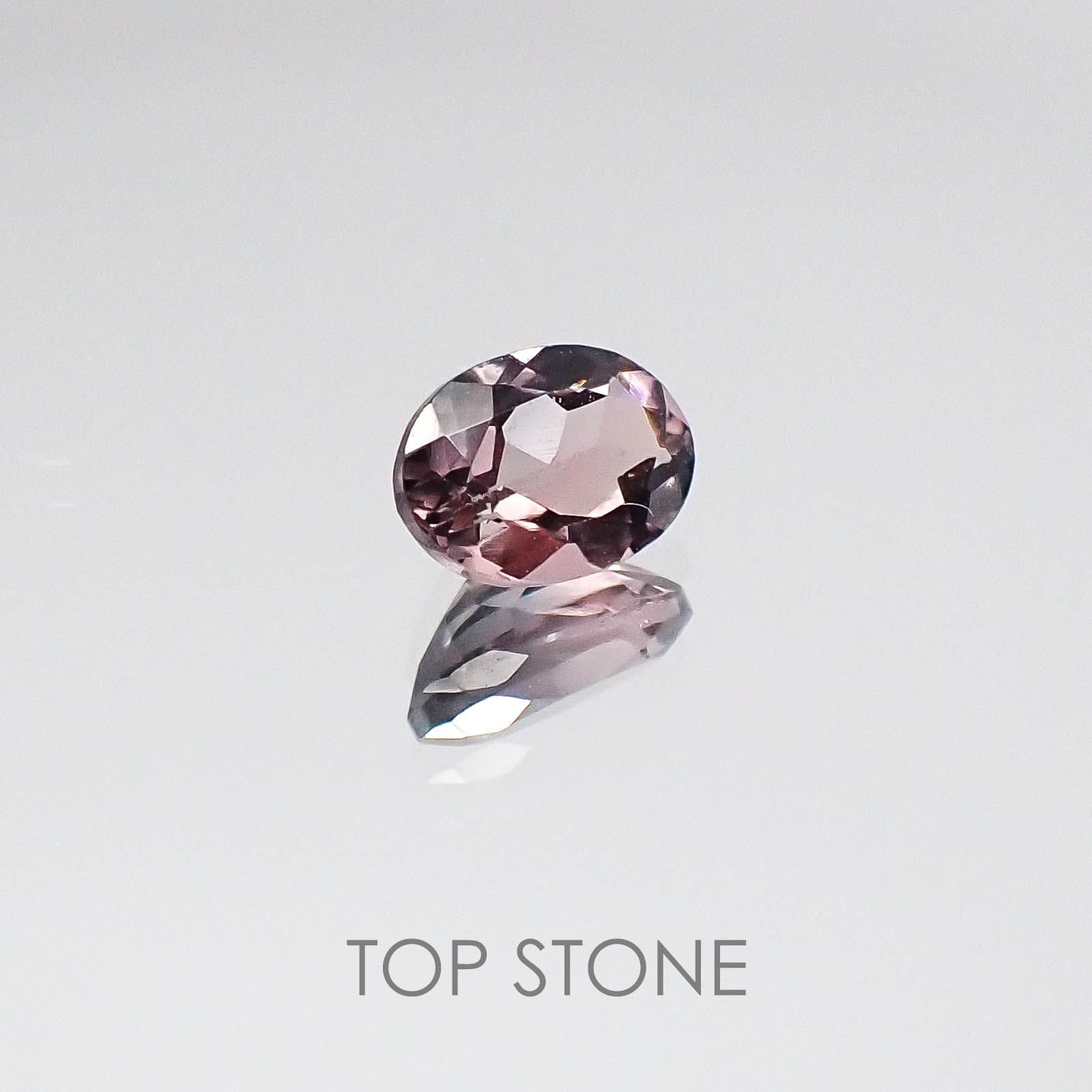 バイカラートルマリン(宝石名バイカラー・トルマリン) ブラジル産 0.50ct 識別済[20074071]5.8×4.2mm前後