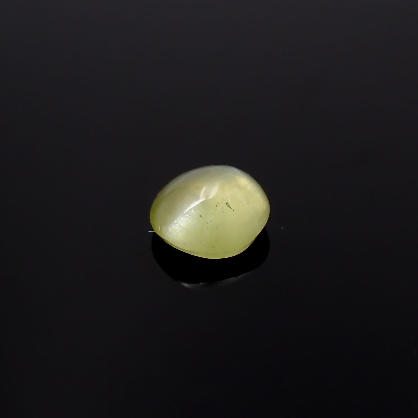 クリソベリルキャッツアイ スリランカ産 0.25ct[221018245]3.6x3.5mm前後