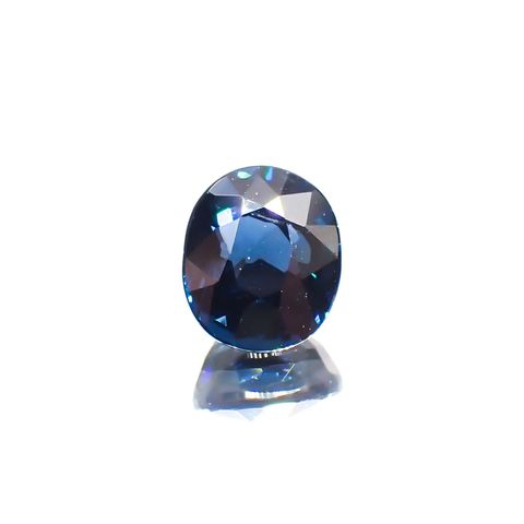 コバルトブルースピネル(宝石名ブルー・スピネル)スリランカ産 1.051ct ソ付(日独)[220113825]6.37x5.33mm前後