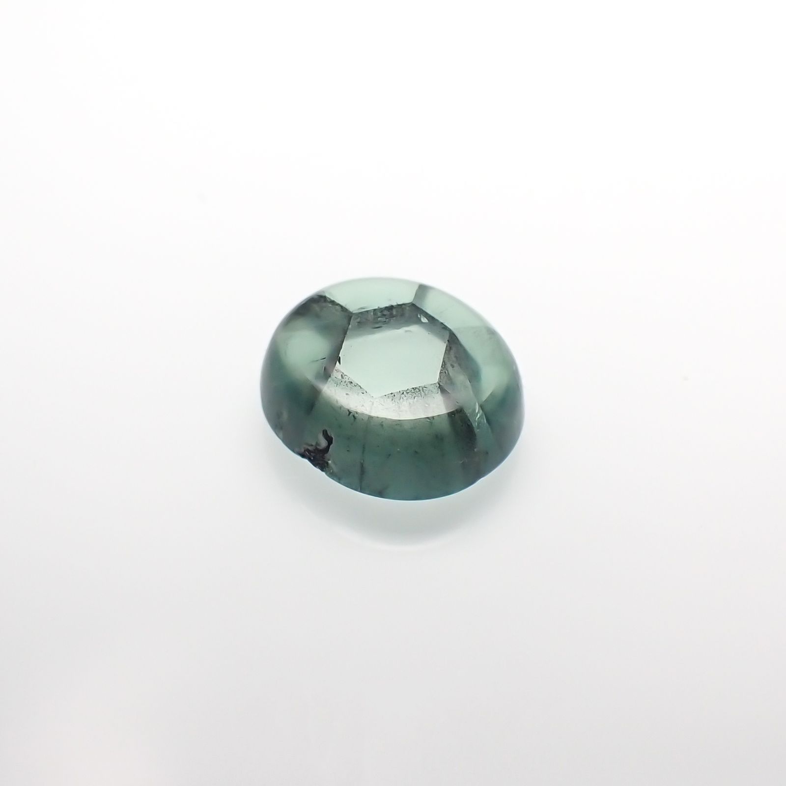 トラピッチェエメラルド(宝石名トラピッチェ・エメラルド)コロンビア・ムゾー鉱山産 1.561ct ソ付(彩珠)[221018888]8x7mm前後
