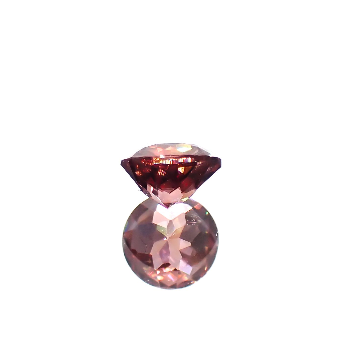 ピンクジルコン スリランカ/カンボジア産 0.48ct[240627911]4.2x4.2mm前後