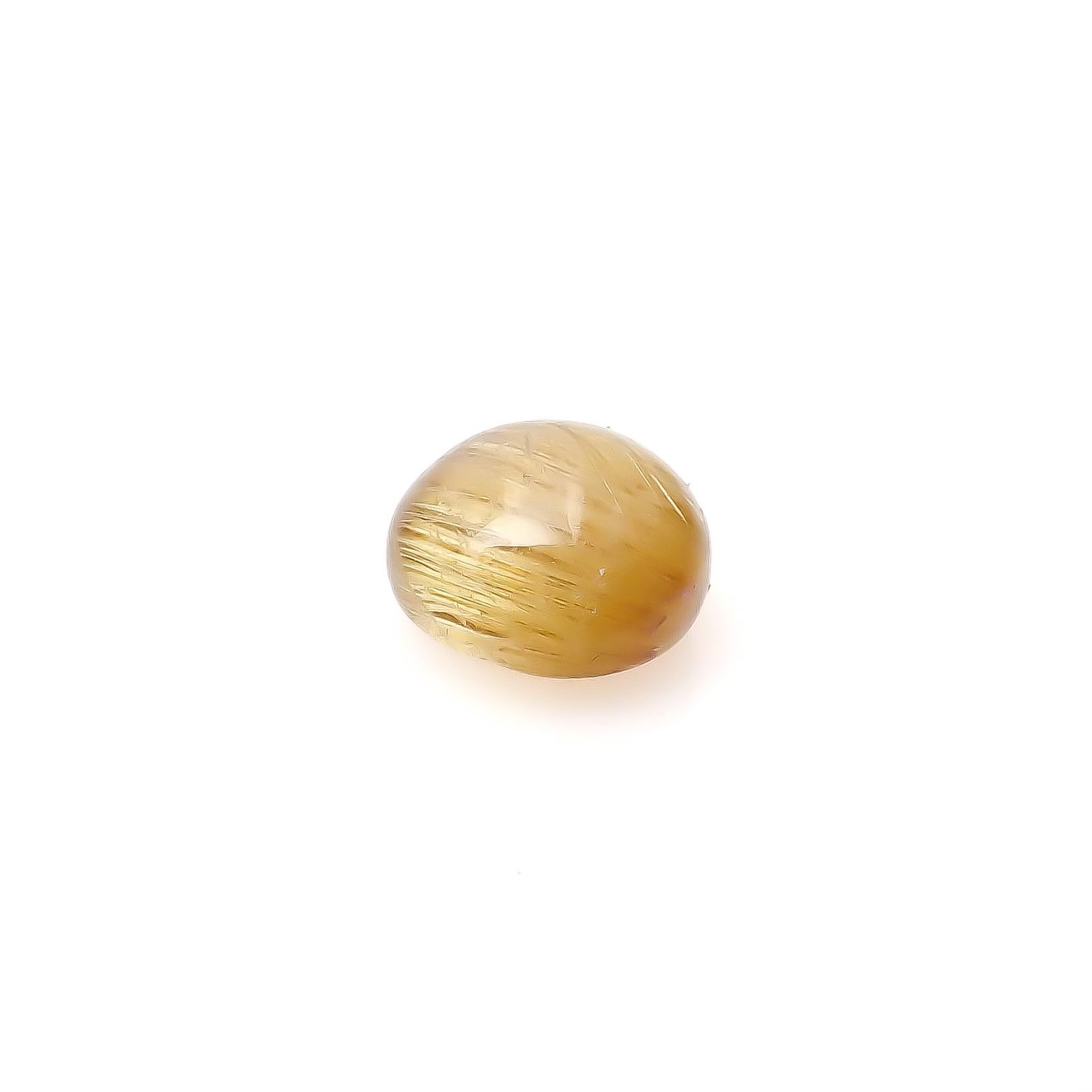 ルチルクオーツキャッツアイ ブラジル産 2.24ct[240427338]7.9x7.9mm前後