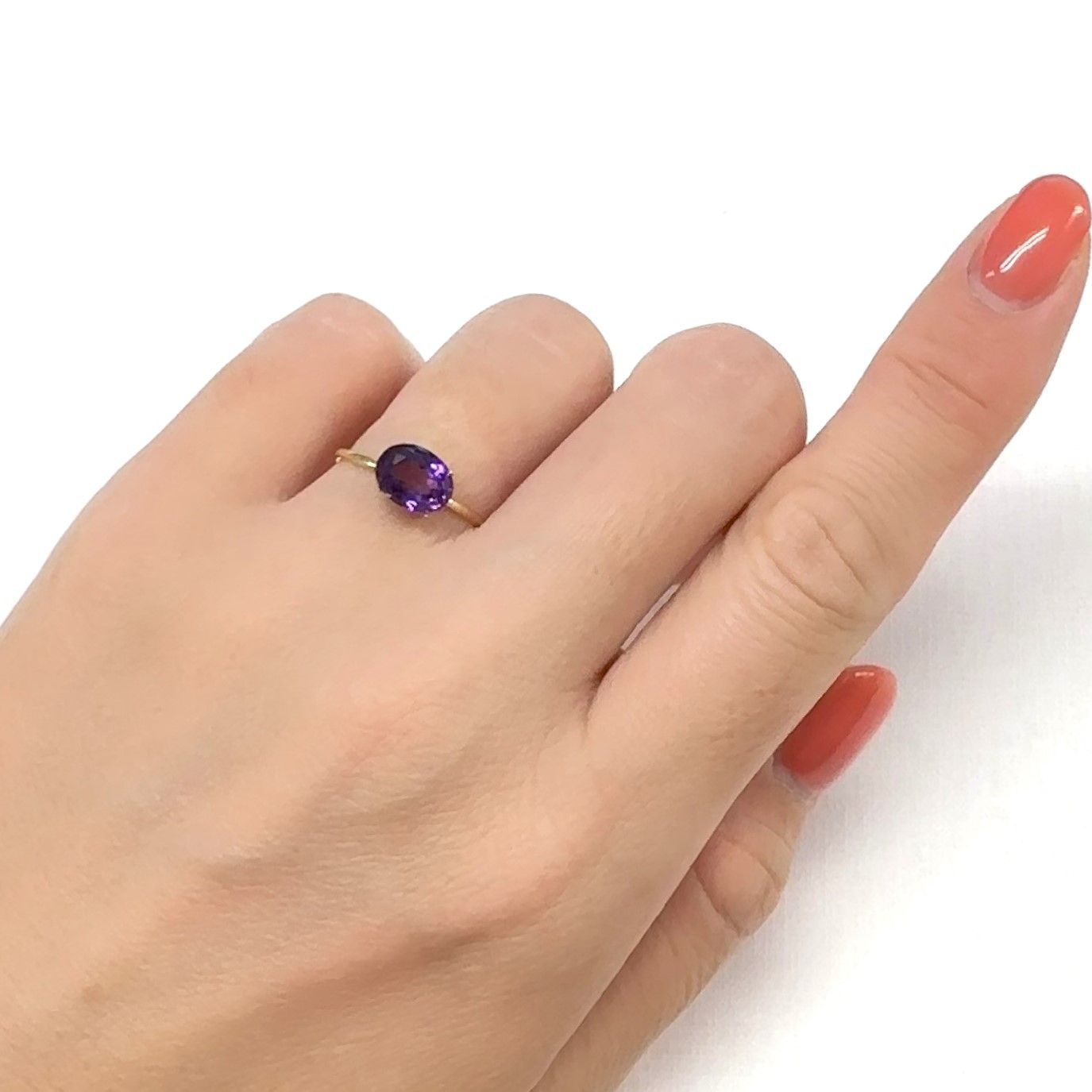 カラーシフトアメジスト ブラジル/ウルグアイ産 1.07ct[240929184]7.9x6.1mm前後