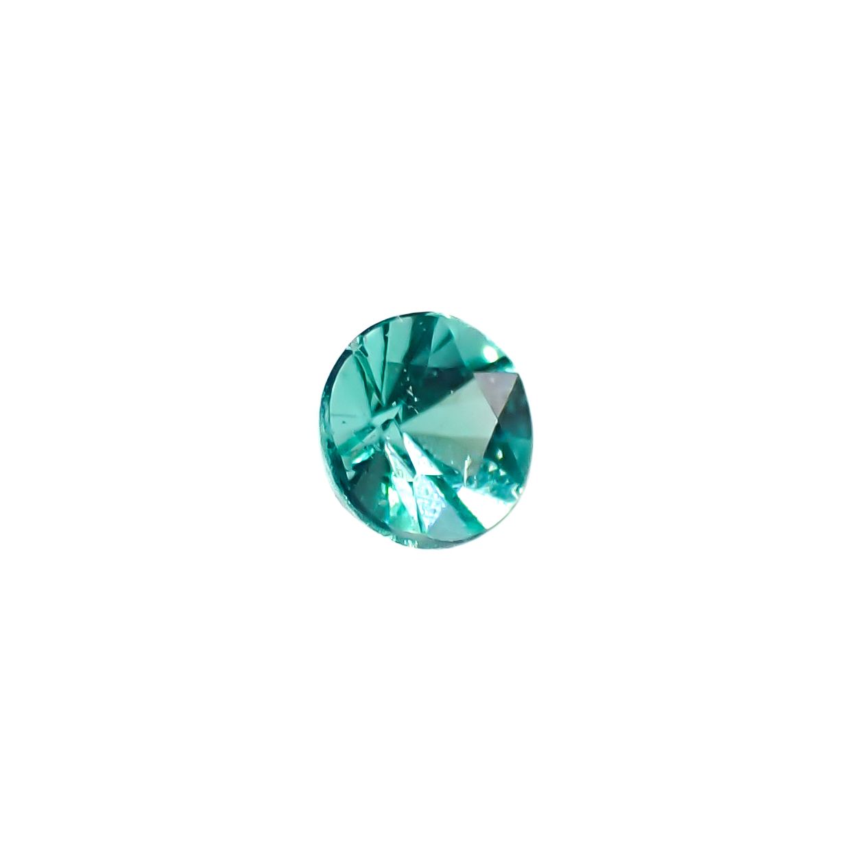 パライバトルマリン ブラジル・パライバ州バターリャ鉱山産 0.027ct [241029352]1.9x1.9mm前後